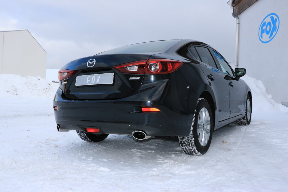 FOX Mazda 3 - BM - Stufenheck Endschalldämpfer quer rechts/links - 115x85 Typ 38 rechts/links