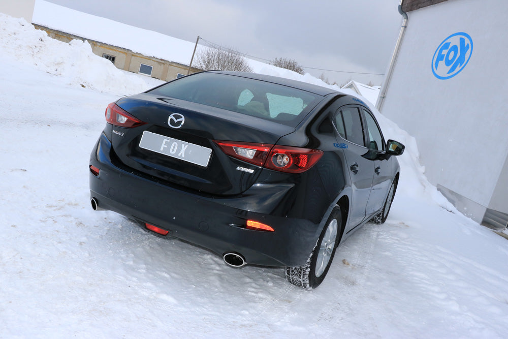 FOX Mazda 3 - BM - Stufenheck Endschalldämpfer quer rechts/links - 115x85 Typ 38 rechts/links