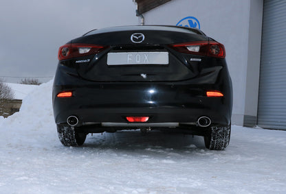 FOX Mazda 3 - BM - Stufenheck Endschalldämpfer quer rechts/links - 115x85 Typ 38 rechts/links