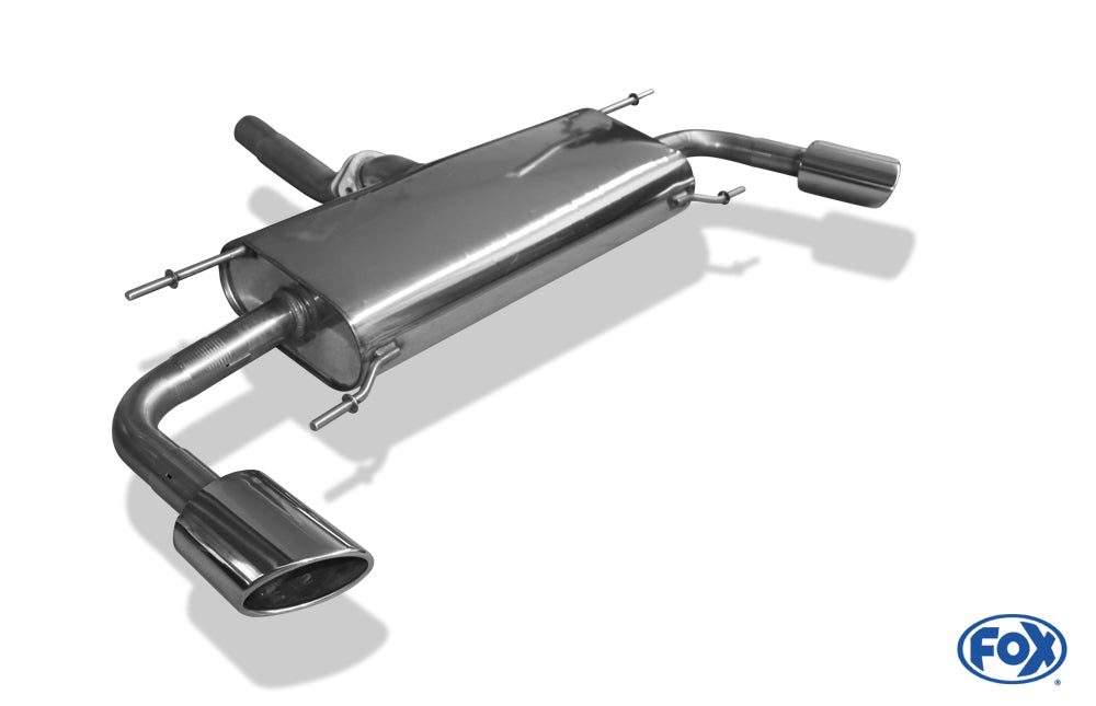 FOX Mazda 3 - BM - Stufenheck Endschalldämpfer quer rechts/links - 115x85 Typ 38 rechts/links