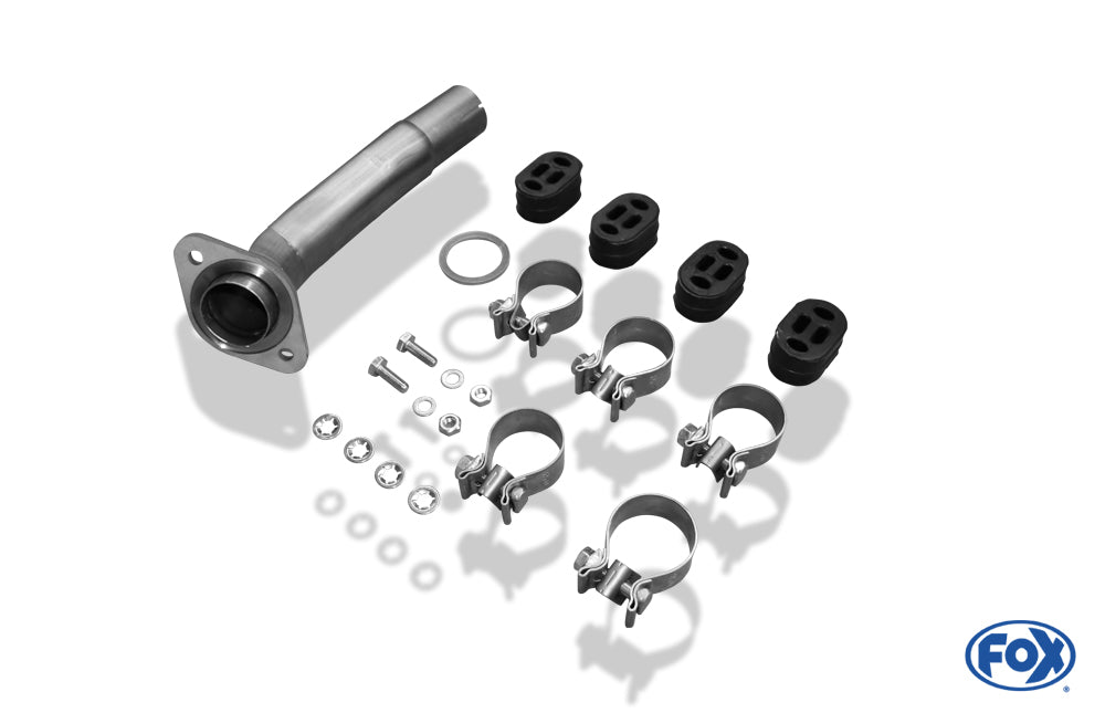 FOX Mazda 3 - BM - Stufenheck Endschalldämpfer quer rechts/links - 115x85 Typ 38 rechts/links