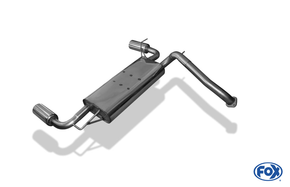 FOX Mazda 5 - CR1 Endschalldämpfer quer Ausgang rechts/links - 1x90 Typ 13 rechts/links