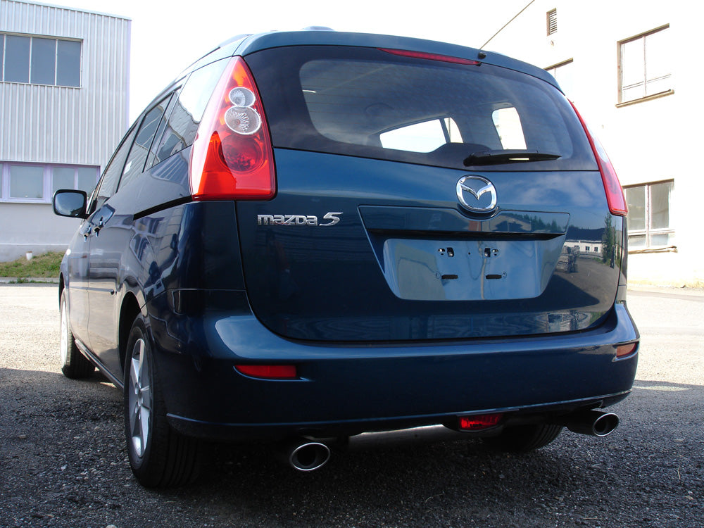 FOX Mazda 5 - CR1 Endschalldämpfer quer Ausgang rechts/links - 115x85 Typ 32 rechts/links