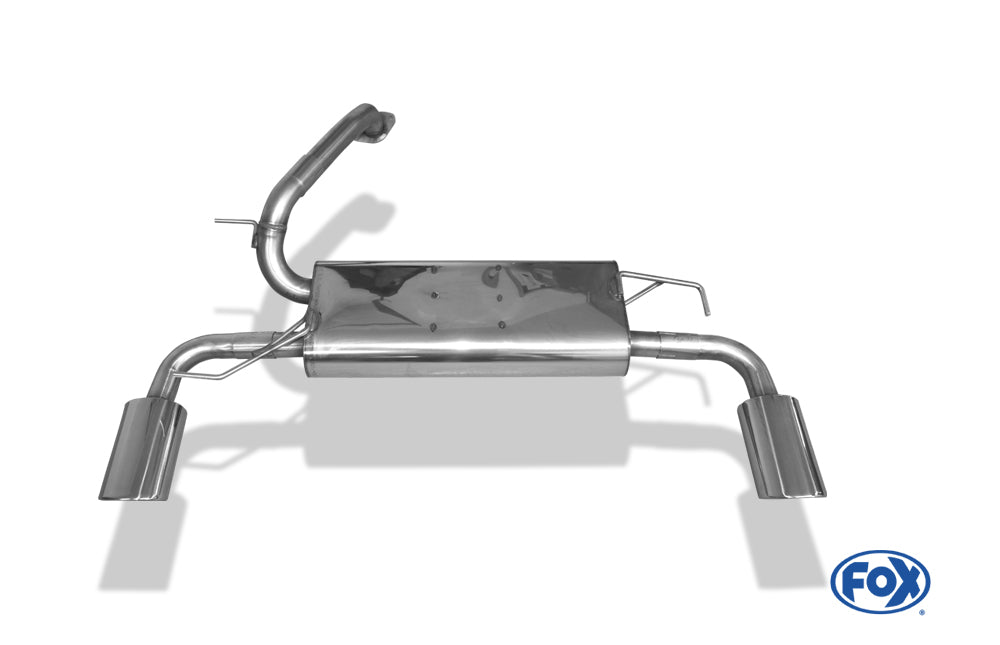FOX Mazda 5 - CW Endschalldämpfer quer Ausgang rechts/links - 115x85 Typ 32 rechts/links