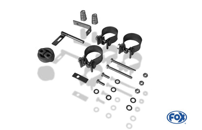 FOX Mazda 5 - CW Endschalldämpfer quer Ausgang rechts/links - 115x85 Typ 32 rechts/links