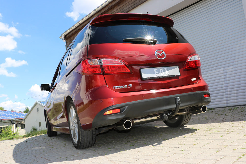 FOX Mazda 5 - CW Endschalldämpfer quer Ausgang rechts/links - 1x80 Typ 16 rechts/links