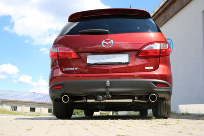 FOX Mazda 5 - CW Endschalldämpfer quer Ausgang rechts/links - 1x80 Typ 16 rechts/links