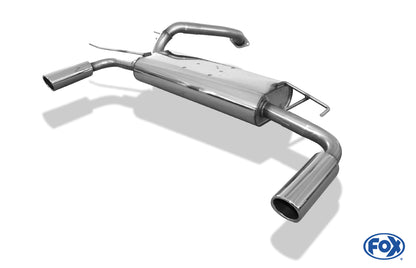 FOX Mazda 5 - CW Endschalldämpfer quer Ausgang rechts/links - 1x80 Typ 16 rechts/links