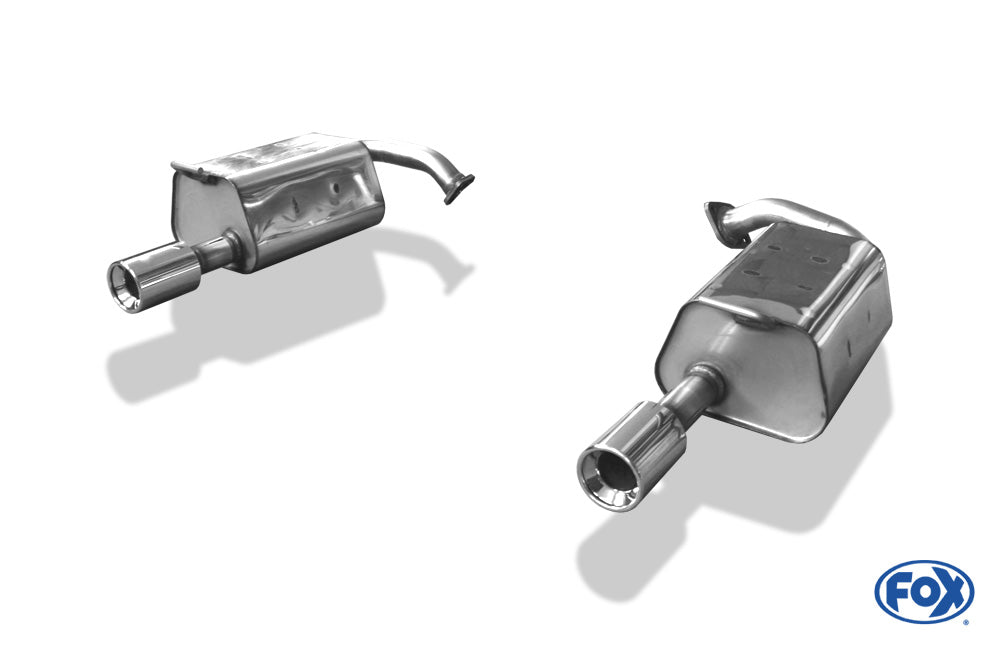FOX Mazda 6 Facelift Endschalldämpfer Ausgang rechts/links einflutig - 1x90 Typ 13 rechts/links