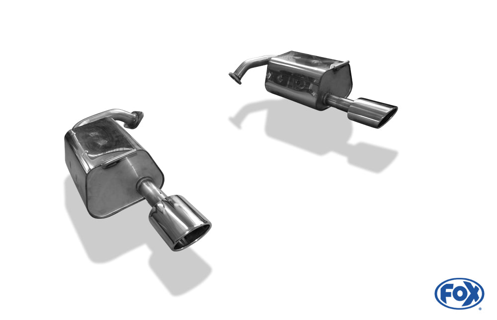 FOX Mazda 6 Facelift Endschalldämpfer Ausgang rechts/links einflutig - 115x85 Typ 32 rechts/links