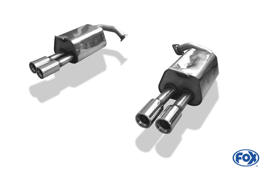FOX Mazda 6 Facelift Endschalldämpfer Ausgang rechts/links - 2x80 Typ 13 rechts/links