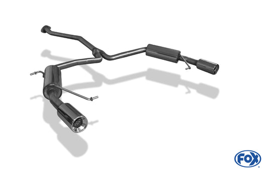 FOX Mazda 6 Typ GH Diesel Endschalldämpfer rechts/links - 1x90 Typ 13 rechts/links