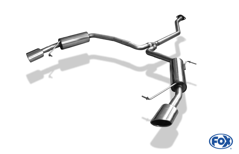 FOX Mazda 6 Typ GH Diesel Endschalldämpfer rechts/links - 115x85 Typ 38 rechts/links