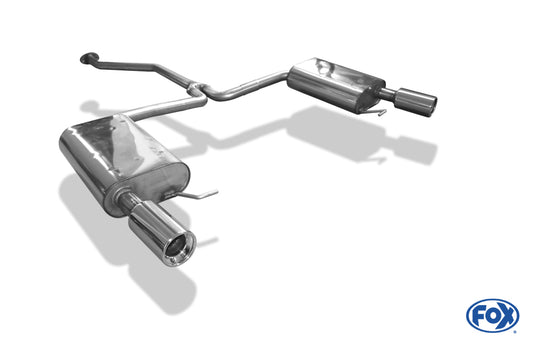 FOX Mazda 6 Typ GH Benzin Endschalldämpfer rechts/links - 1x90 Typ 13 rechts/links