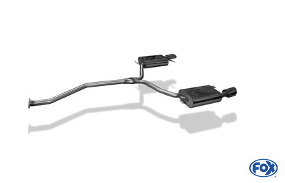 FOX Mazda 6 Typ GH Benzin Endschalldämpfer rechts/links - 106x71 Typ 38 rechts/links