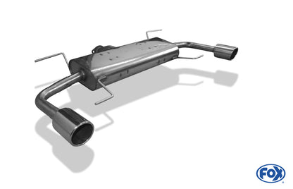 FOX Mazda 6 - GJ Limousine Endschalldämpfer quer Ausgang rechts/links - 1x100 Typ 16 rechts/links