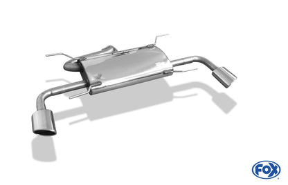 FOX Mazda 6 - GJ Kombi Endschalldämpfer quer Ausgang rechts/links - 115x85 Typ 38 rechts/links