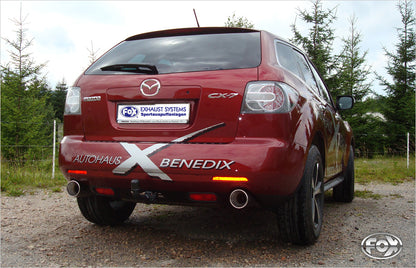 FOX Mazda CX7 Endschalldämpfer quer Ausgang rechts/links - 1x114 Typ 13 rechts/links