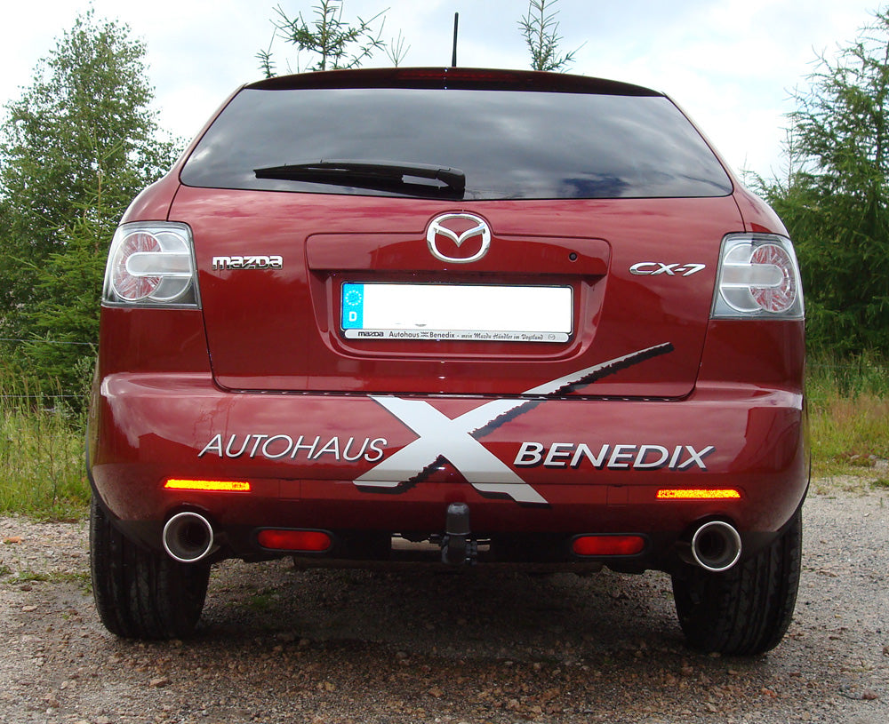 FOX Mazda CX7 Endschalldämpfer quer Ausgang rechts/links - 1x114 Typ 13 rechts/links