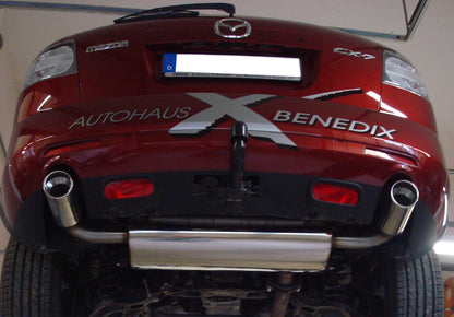 FOX Mazda CX7 Endschalldämpfer quer Ausgang rechts/links - 1x114 Typ 13 rechts/links