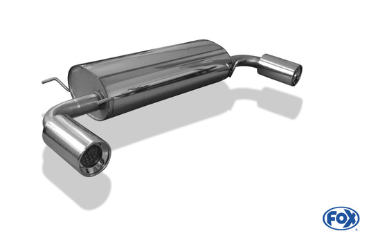 FOX Mazda CX7 Endschalldämpfer quer Ausgang rechts/links - 1x114 Typ 13 rechts/links