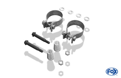 FOX Mazda CX7 Endschalldämpfer quer Ausgang rechts/links - 1x114 Typ 13 rechts/links