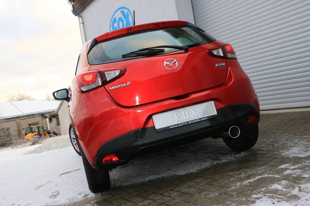 FOX Mazda 2 DL/DJ Endschalldämpfer - 1x100 Typ 12
