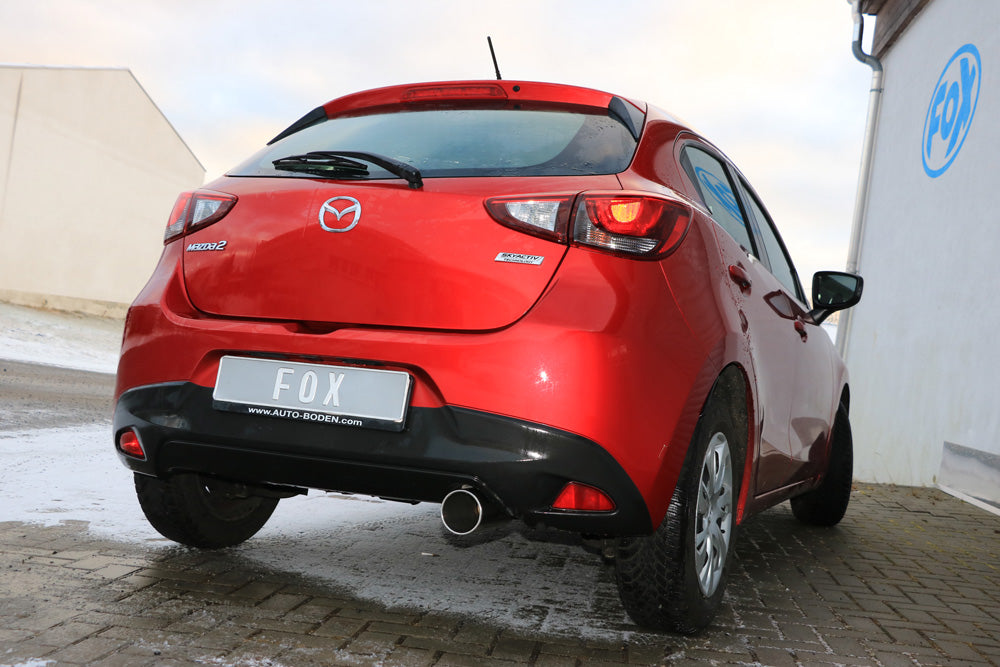 FOX Mazda 2 DL/DJ Endschalldämpfer - 1x100 Typ 12