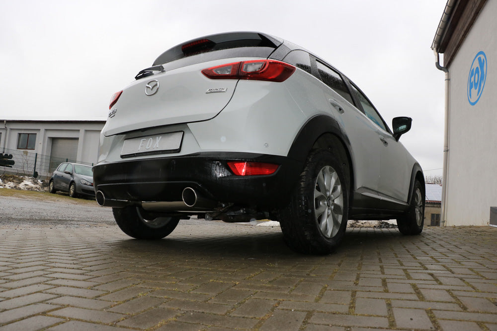 FOX Mazda CX3 Benzin - DK AWD Endschalldämpfer quer rechts/links - 1x100 Typ 16 rechts/links