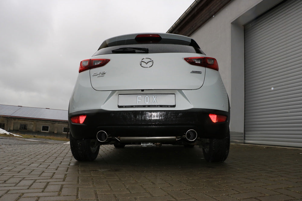 FOX Mazda CX3 Benzin - DK AWD Endschalldämpfer quer rechts/links - 1x100 Typ 16 rechts/links