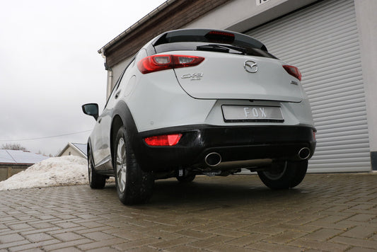 FOX Mazda CX3 Benzin - DK AWD Endschalldämpfer quer rechts/links - 115x85 Typ 32 rechts/links