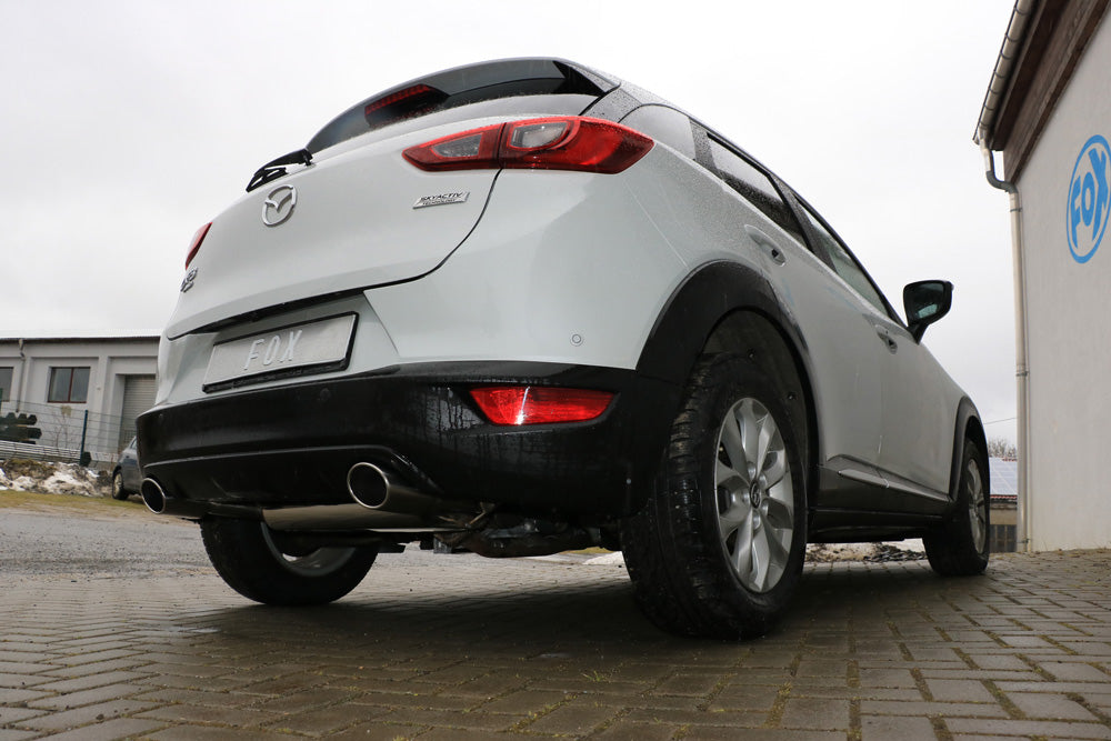 FOX Mazda CX3 Benzin - DK AWD Endschalldämpfer quer rechts/links - 115x85 Typ 32 rechts/links
