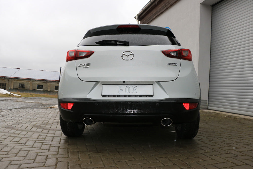 FOX Mazda CX3 Benzin - DK AWD Endschalldämpfer quer rechts/links - 115x85 Typ 32 rechts/links