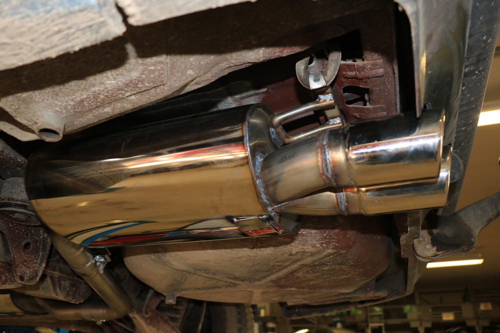 FOX Mercedes 190 W201 Endschalldämpfer - 2x76 Typ 16