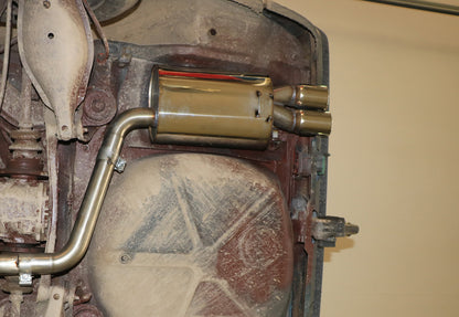 FOX Mercedes 190 W201 Endschalldämpfer - 2x76 Typ 16