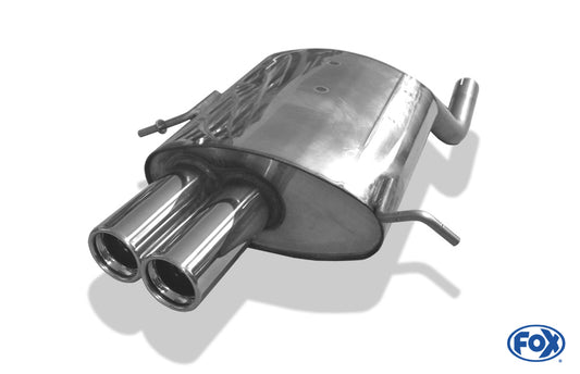 FOX Mercedes C-Klasse Sportcoupe CL203 Endschalldämpfer - 2x76 Typ 13