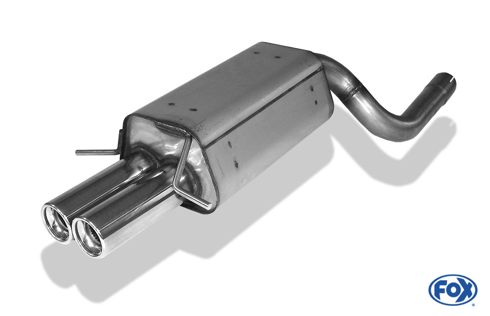 FOX Mercedes C-Klasse W203/ S203 Endschalldämpfer - 2x80 Typ 13
