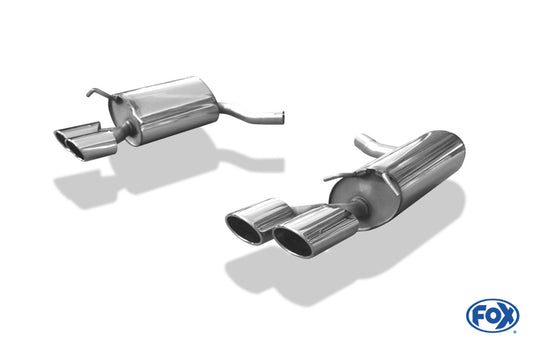 FOX Mercedes C-Klasse 6 Zylinder - W204/S204 - AMG-Paket Endschalldämpfer rechts/links - 2x115x85 Typ 32 rechts/links