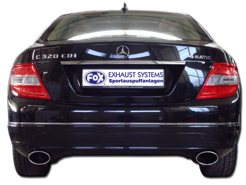 FOX Mercedes C-Klasse 6 Zylinder - W204/S204 Endschalldämpfer rechts/links - 140x90 Typ 32 rechts/links
