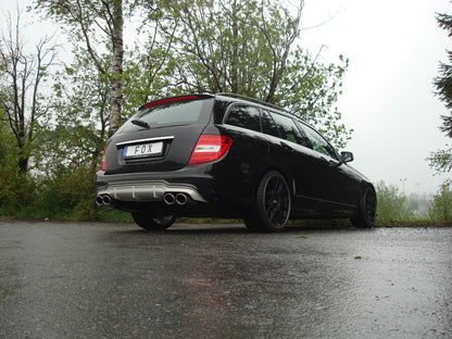 FOX Mercedes C-Klasse 6 Zyl. - W204/S204 AMG-Paket + C63 Einsatz Endschalldämpfer rechts/links - 2x115x85 Typ 32 rechts/links