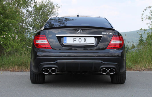 FOX Mercedes C-Klasse Coupe 6 Zylinder - C204 AMG-Paket Endschalldämpfer rechts/links - 2x115x85 Typ 32 rechts/links