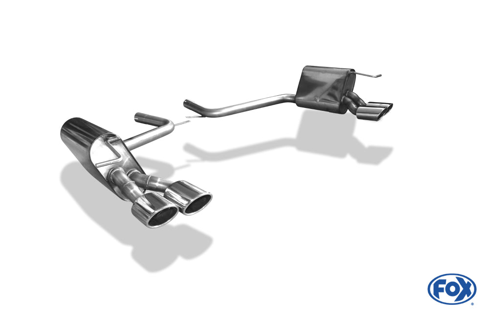 FOX Mercedes E-Klasse W211 Limousine Endschalldämpfer rechts/links - 2x106x71 Typ 32 rechts/links