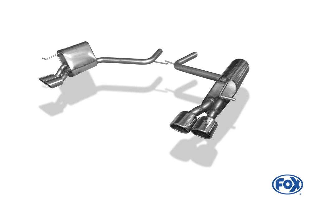 FOX Mercedes E-Klasse W211 Limousine Endschalldämpfer rechts/links - 2x106x71 Typ 32 rechts/links