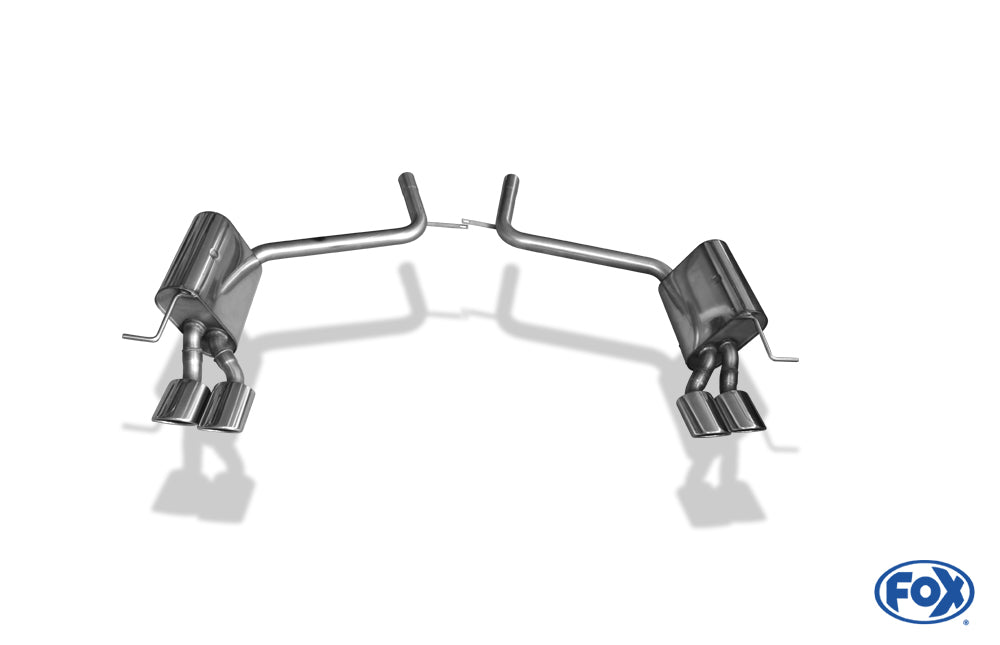 FOX Mercedes E-Klasse W211 Limousine Endschalldämpfer rechts/links - 2x106x71 Typ 32 rechts/links
