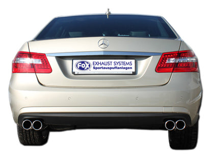 FOX Mercedes E-Klasse W212- 4 Zylinder Endschalldämpfer rechts/links  - 2x70 Typ 16 rechts/links