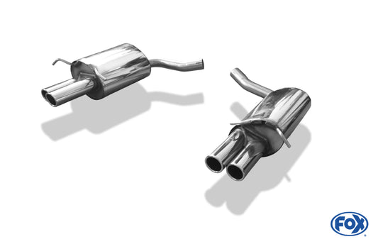 FOX Mercedes E-Klasse Cabrio A207 - 6 Zylinder Endschalldämpfer rechts/links - 2x70 Typ 16 rechts/links