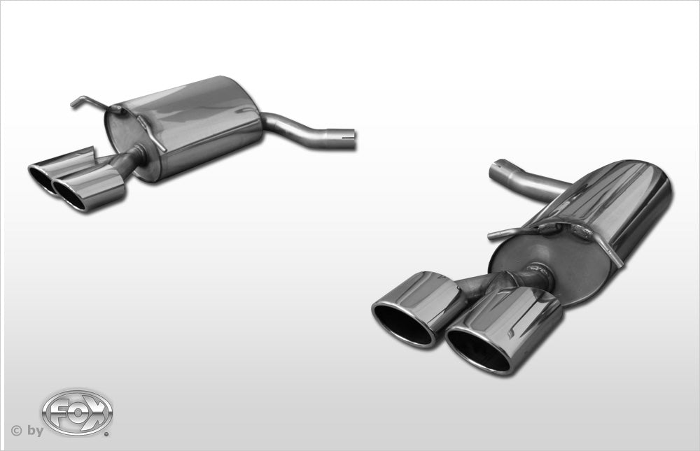 FOX Mercedes E-Klasse Coupe C207 - 6 Zylinder Endschalldämpfer rechts/links - 2x115x85 Typ 32 rechts/links