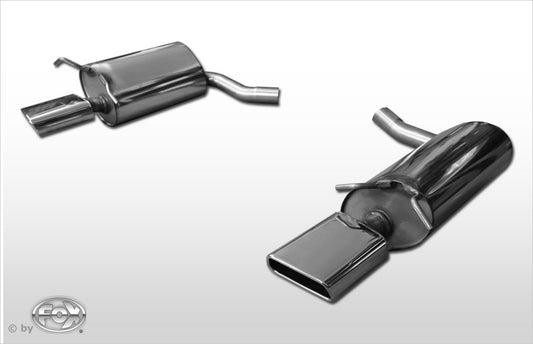 FOX Mercedes E-Klasse Coupe C207 - 6 Zylinder Endschalldämpfer rechts/links - 1x145x65 Typ 59 rechts/links