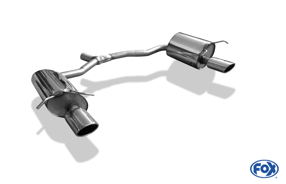 FOX Mercedes E-Klasse Cabrio A207 4 Zylinder Endschalldämpfer rechts/links - 115x85 Typ 32 rechts/links