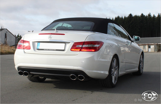 FOX Mercedes E-Klasse Cabrio A207 - 6 Zylinder Endschalldämpfer rechts/links - 2x115x85 Typ 32 rechts/links